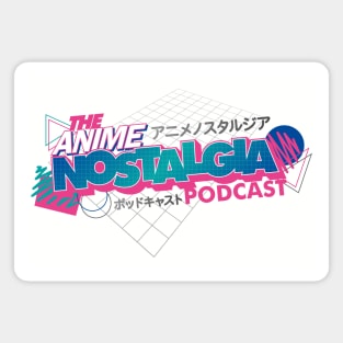 The Official Anime Nostalgia Podcast Logo Magnet